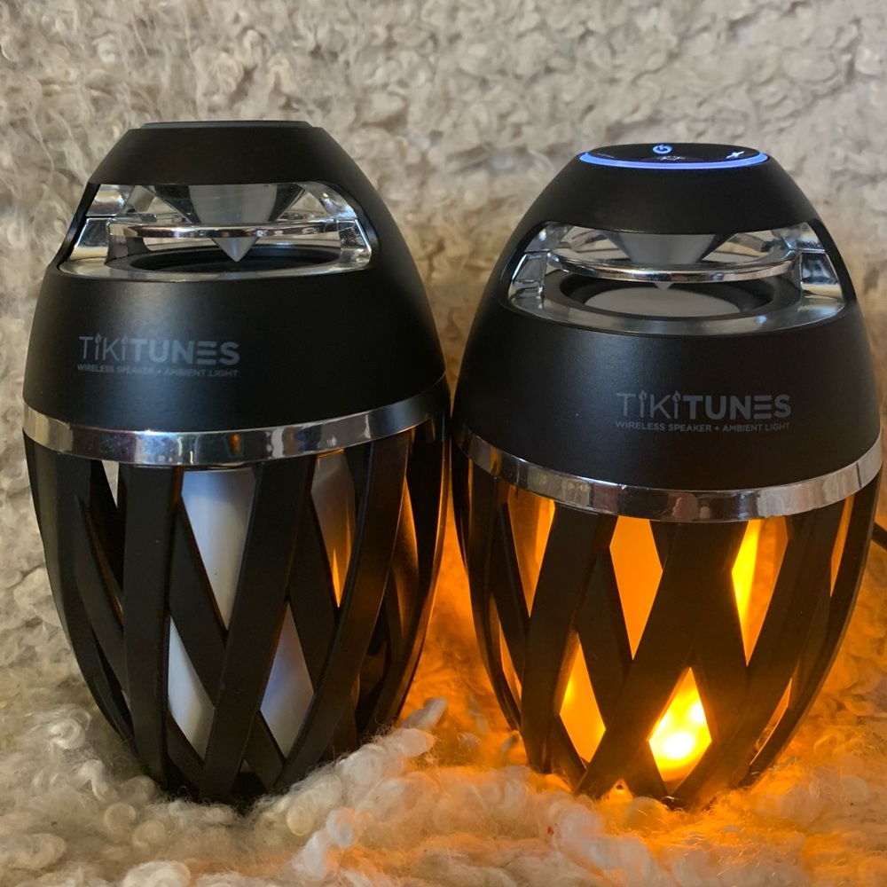 “TikiTunes” Portable Bluetooth Speakers      NWOT